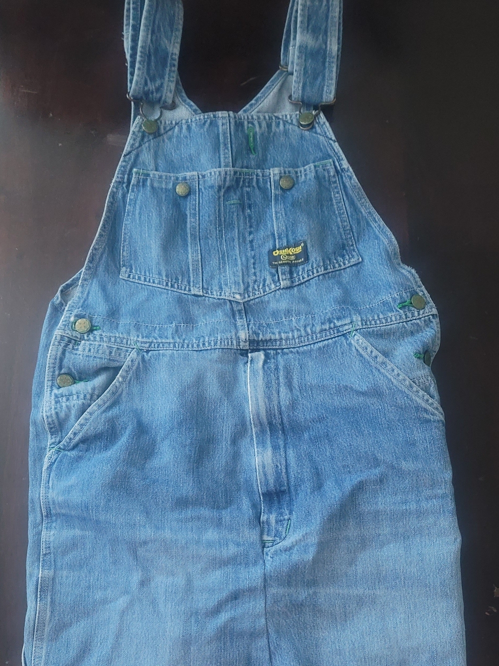 OshKosh B'gosh Light Blue Denim Womens Skirt Overalls - Original Mens